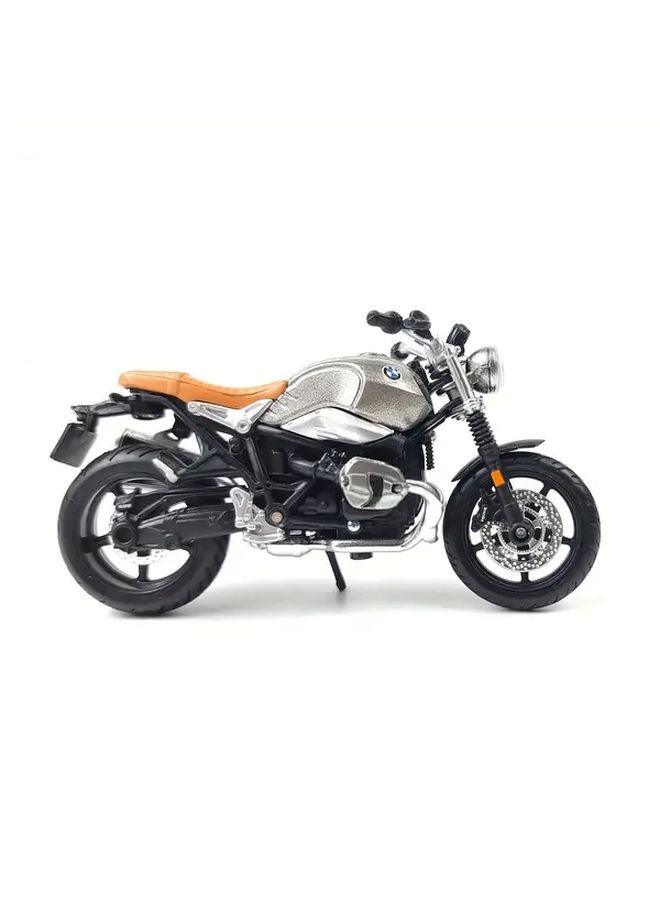 Maisto 1 18 BMW R NineT Scrambler Motorcycle Model Silvery Grey Collector Edition - Image 5